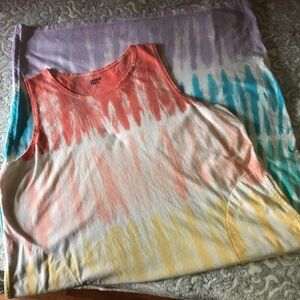 Lands’ End XLP Rainbow Maxi Dress